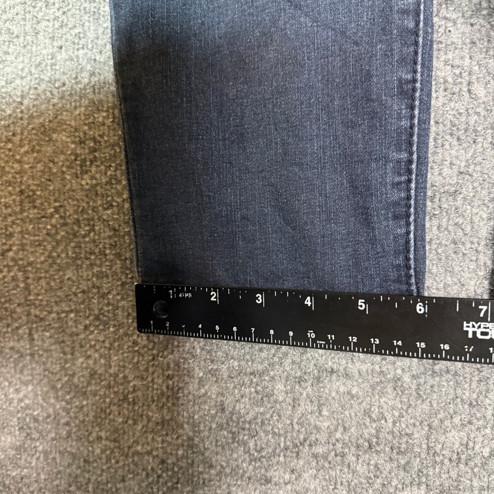 Democracy Jeans Women 8 Blue Dark Wash Ab Solution Straight Leg Slimming Stretch - Picture 13 of 14
